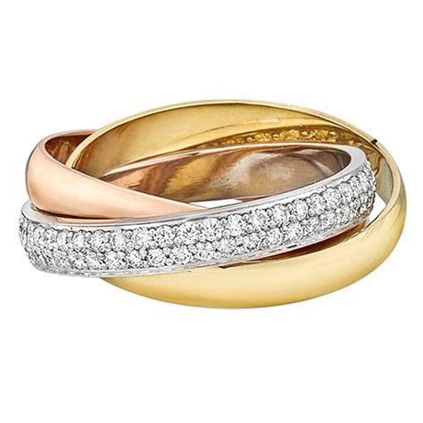 cartier trinity ring bands.